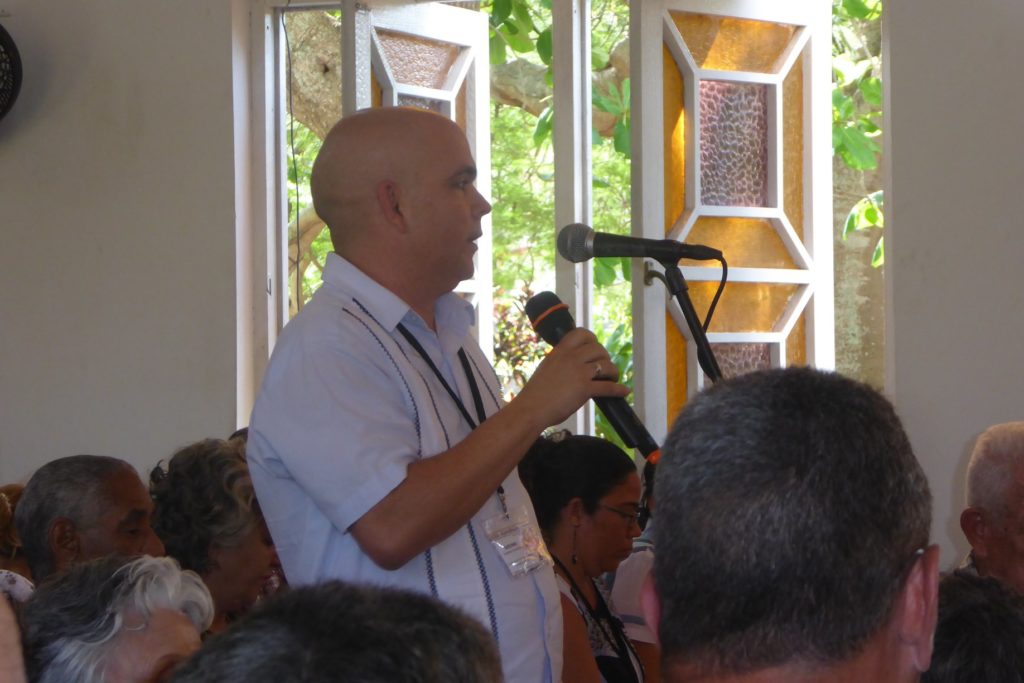 Pastor Antonio Santana Hernández, miembro de la Iglesia Bautista “Fraternidad”, Matanzas